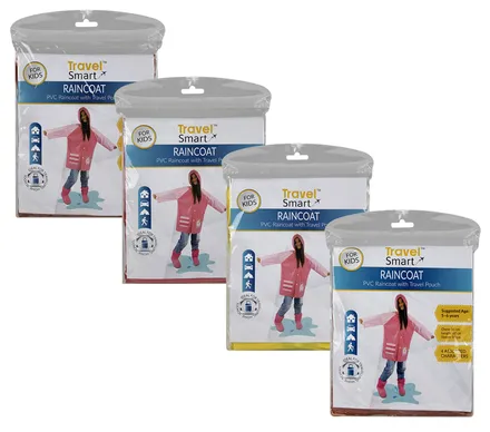 Kids Pvc Raincoat, Assort Designs