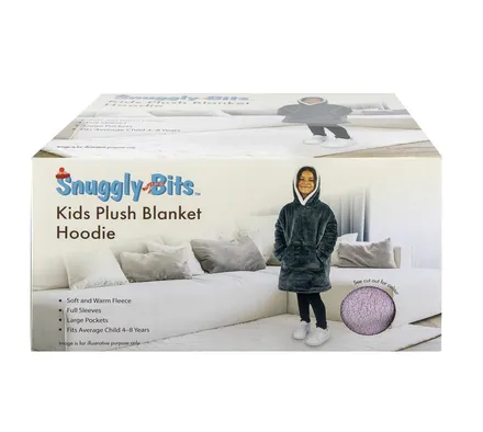 Kids Size Plush Hoodie