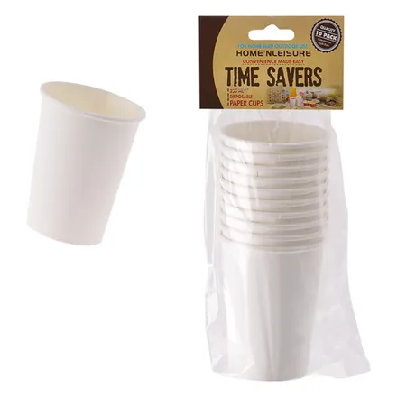 Paper Picnic Cups, 205ml, 10-Piece