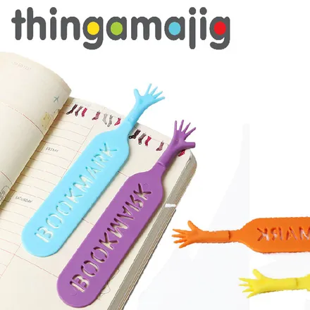 Thingamajig Plastic Book Mark Hand