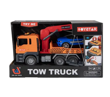 Tow Truck With Sound & Lights, 28cm