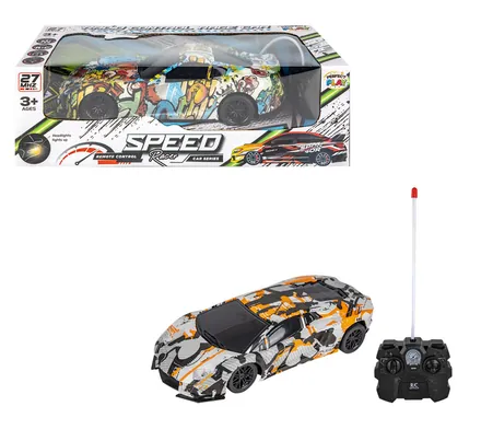 The Crazy Store - Radio Controlled Graffiti Racer, 35cm The Crazy Store - Radio Controlled Graffiti Racer, 35cm