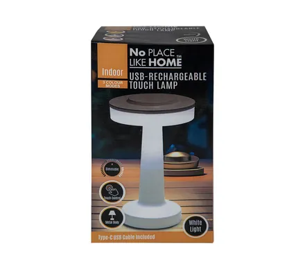 Rechargeable Touch Lamp, 12.5 X 20cm