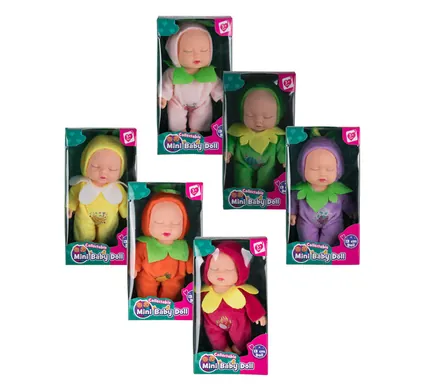 Collectable Mini Doll With Petal Outfit