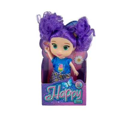 Collectable Mini Colour Curly Doll