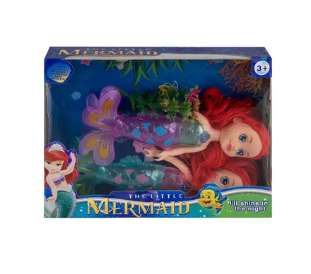 Mermaid Doll Set, 2-Piece