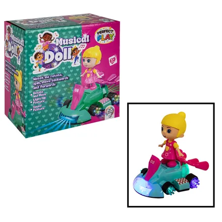 Battery Operated Dancing Doll & Car