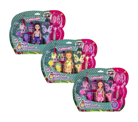 Pony And Mini Doll Playset