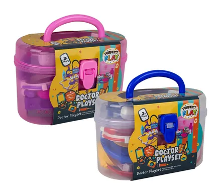 The Crazy Store - Doctors Play Set In Carry Case, 15-piece The Crazy Store - Doctors Play Set In Carry Case, 15-piece