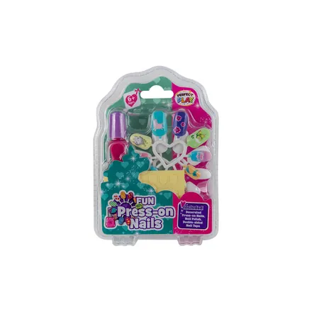 Stick On Nails With Nail Polish Playset