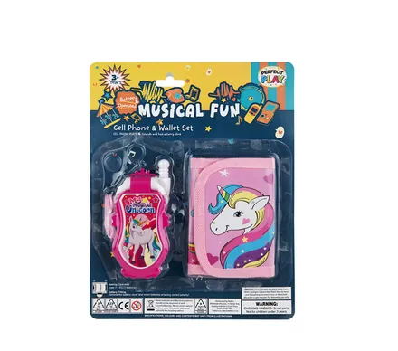 Musical Toy Cellphone & Wallet Set