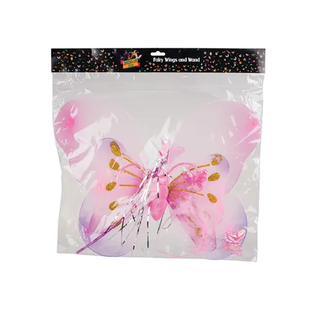 The Crazy Store - Fairy Wings, Wand & Headband, 3-piece The Crazy Store - Fairy Wings, Wand & Headband, 3-piece