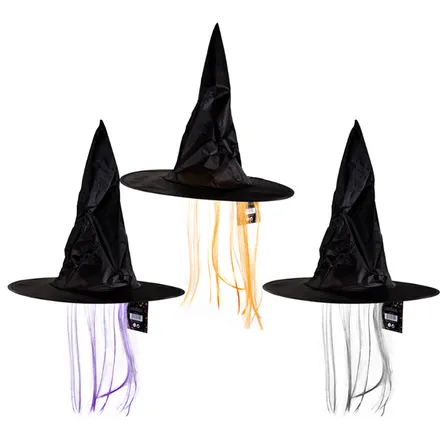 Witches Hat With Hair