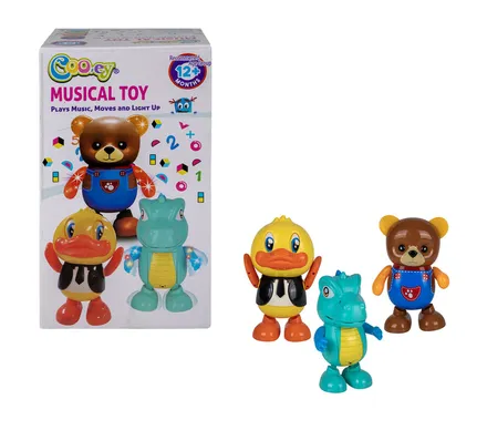 Baby Musical Dancing Animals, 19cm