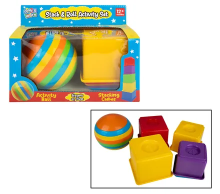 The Crazy Store - Baby Educational Stacking Set, 2-piece The Crazy Store - Baby Educational Stacking Set, 2-piece