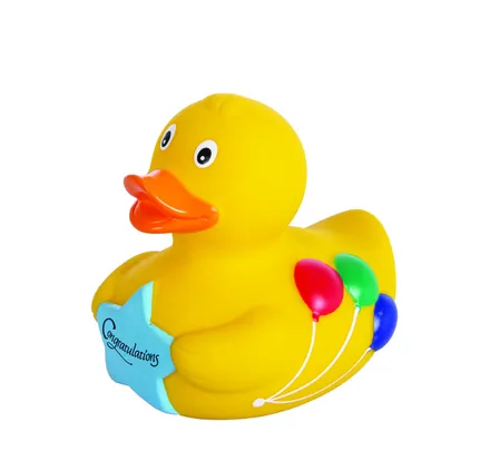 Vinyl Themed Duck 8.6cm, Congrats
