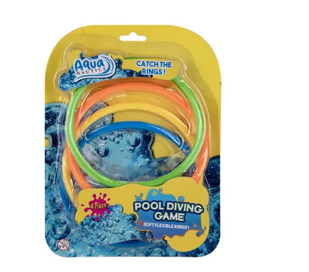 Set Of 4 Pvc Dive Games Rings