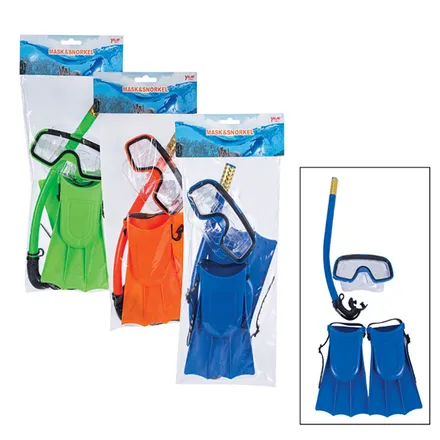 Snorkel, Mask & Flippers Swim Set