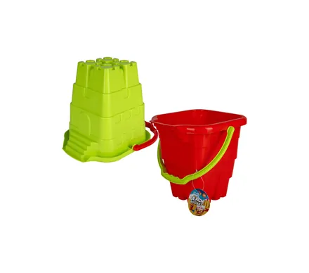Moulded Beach Bucket, 22cm