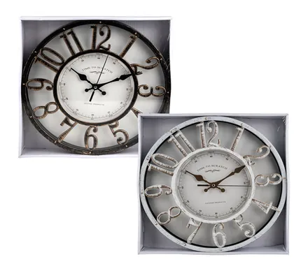 Antique Style Wall Clock, 30cm