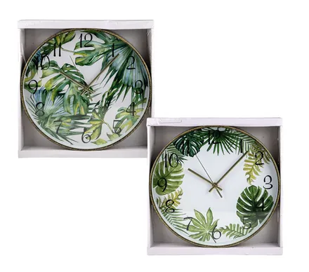 Plastic Round Wall Clock, 30cm