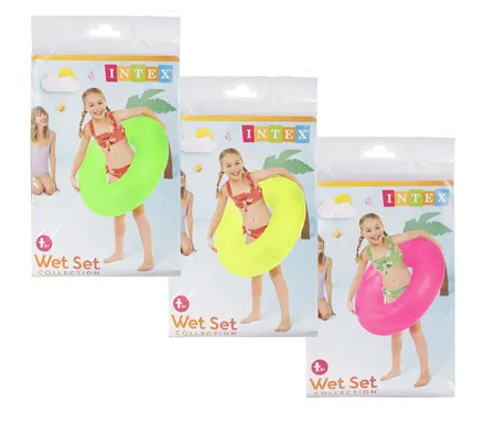 Intex Swim Ring Neon Frosted 91cm