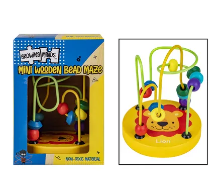 Wooden Mini Bead Maze