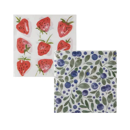 Serviettes 2ply 20pc Berries