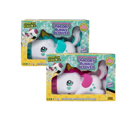 The Crazy Store - Bubble Battery Operate Unicorn Blower The Crazy Store - Bubble Battery Operate Unicorn Blower