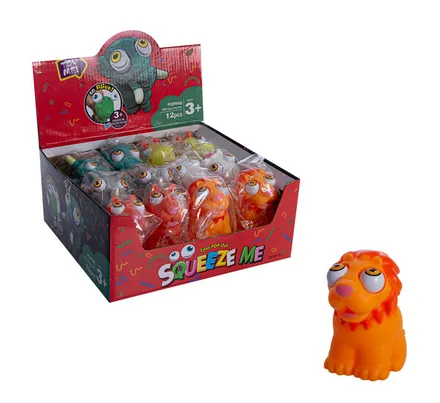 Popping Big Eyes Animal, 9cm