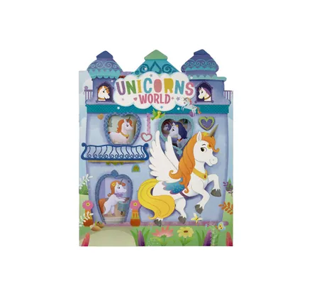 Unicorn World Sticker Book, 16 Page