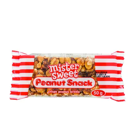 Mister Sweet Peanut Brittle Bar, 50g