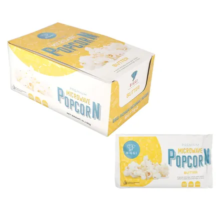Biggi Microwave Popcorn Butter 100g