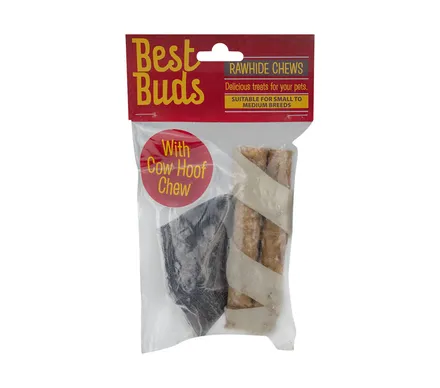 Best Buds Raw Hide Chews With Hoof